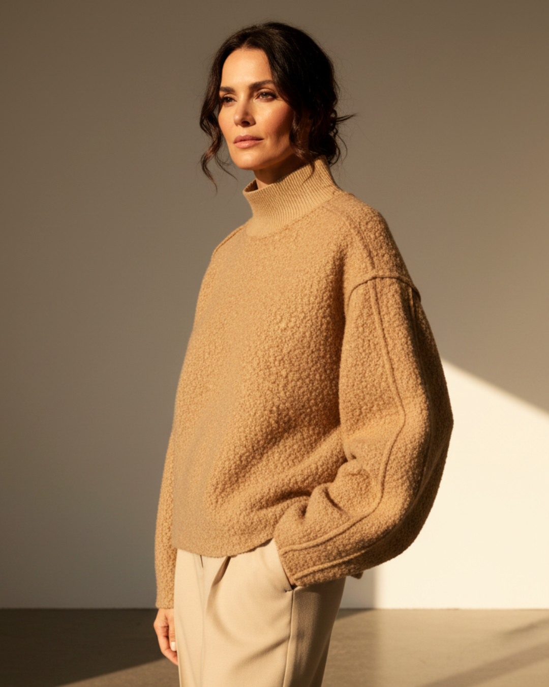 Macy™ | High Neck Knitted Sweater