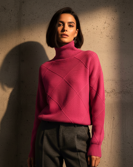 Kate™ | Woolen Knitted Turtle Neck