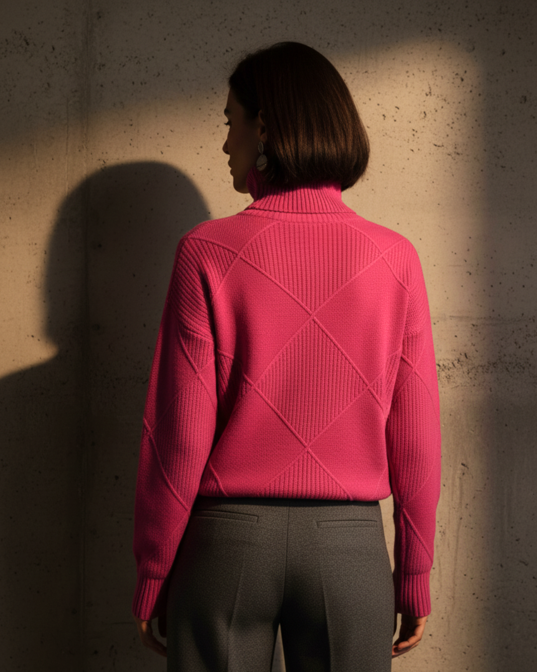 Kate™ | Woolen Knitted Turtle Neck