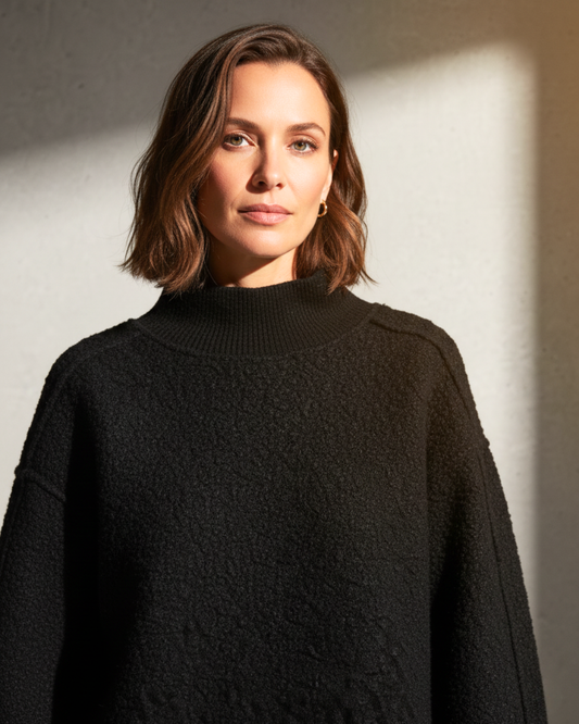 Macy™ | High Neck Knitted Sweater