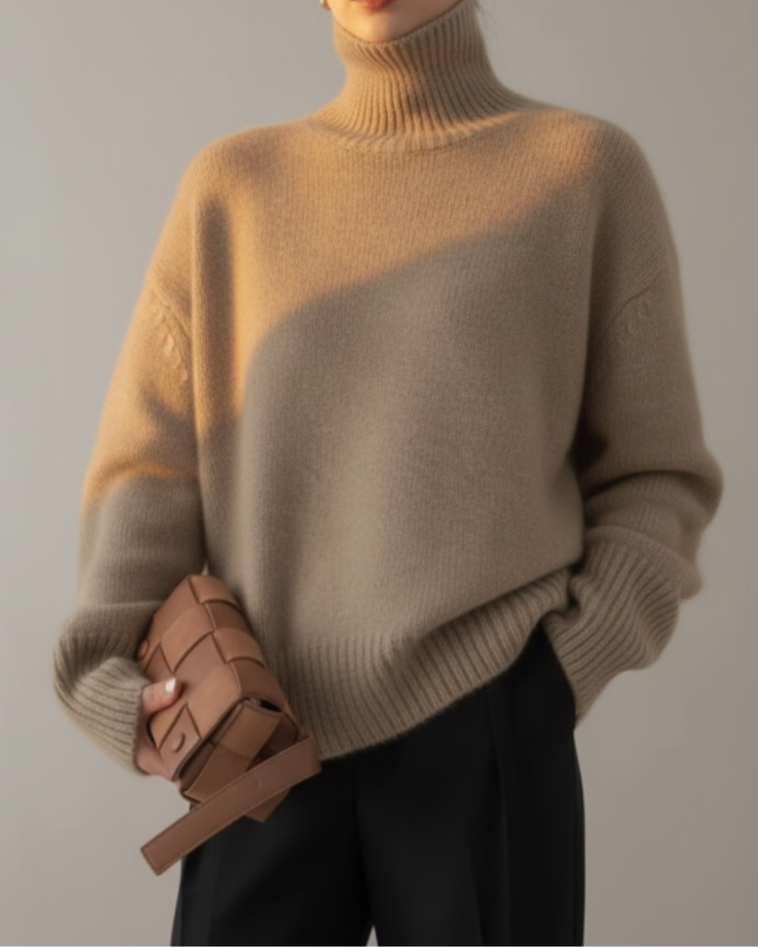 Jess™ | Classic Knitted High Collar