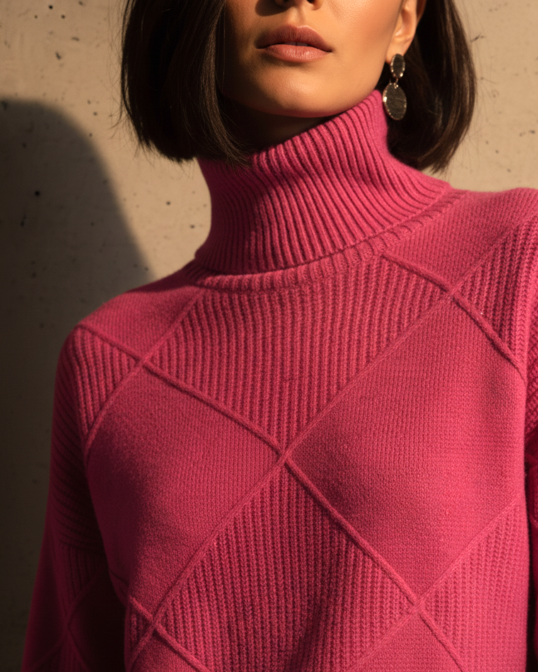 Kate™ | Woolen Knitted Turtle Neck