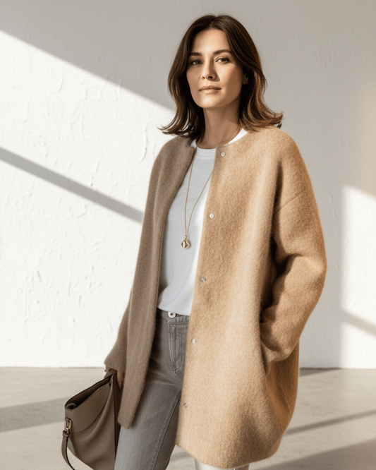 Clara™ | Elegant Long Cardigan