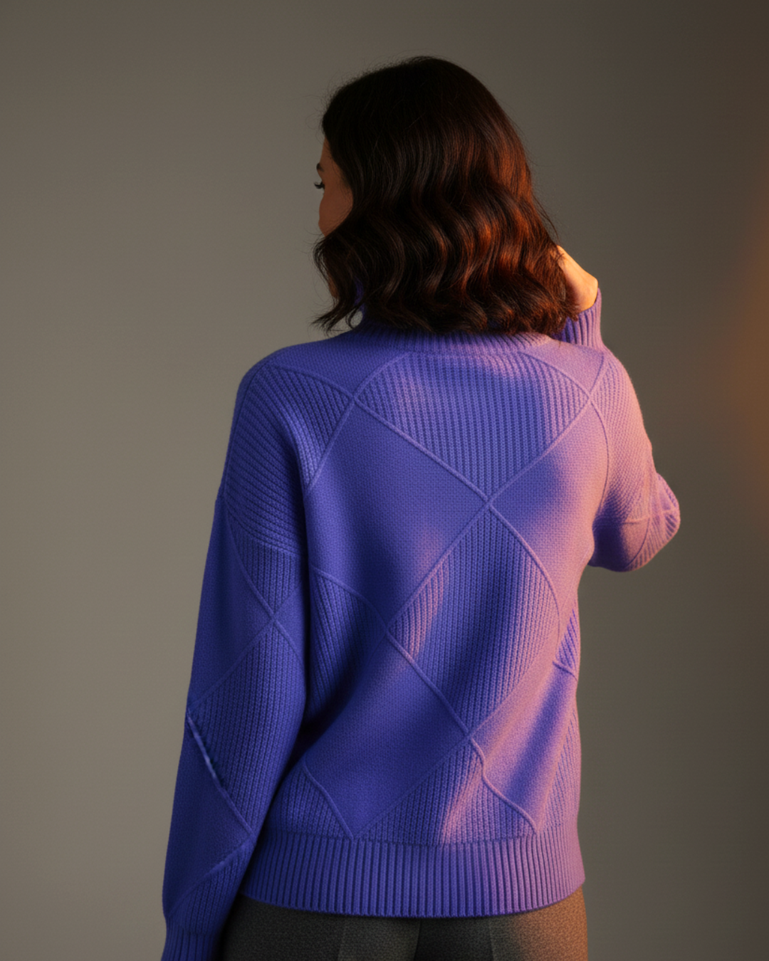 Kate™ | Woolen Knitted Turtle Neck
