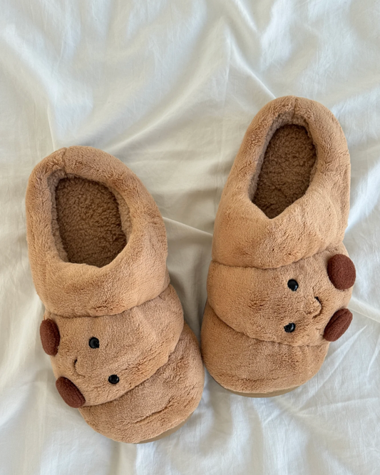 Sundra Croissant™ | Fluffy Memory Foam Indoor Shoes