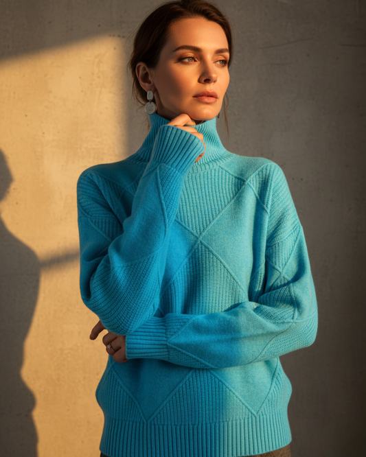 Kate™ | Woolen Knitted Turtle Neck