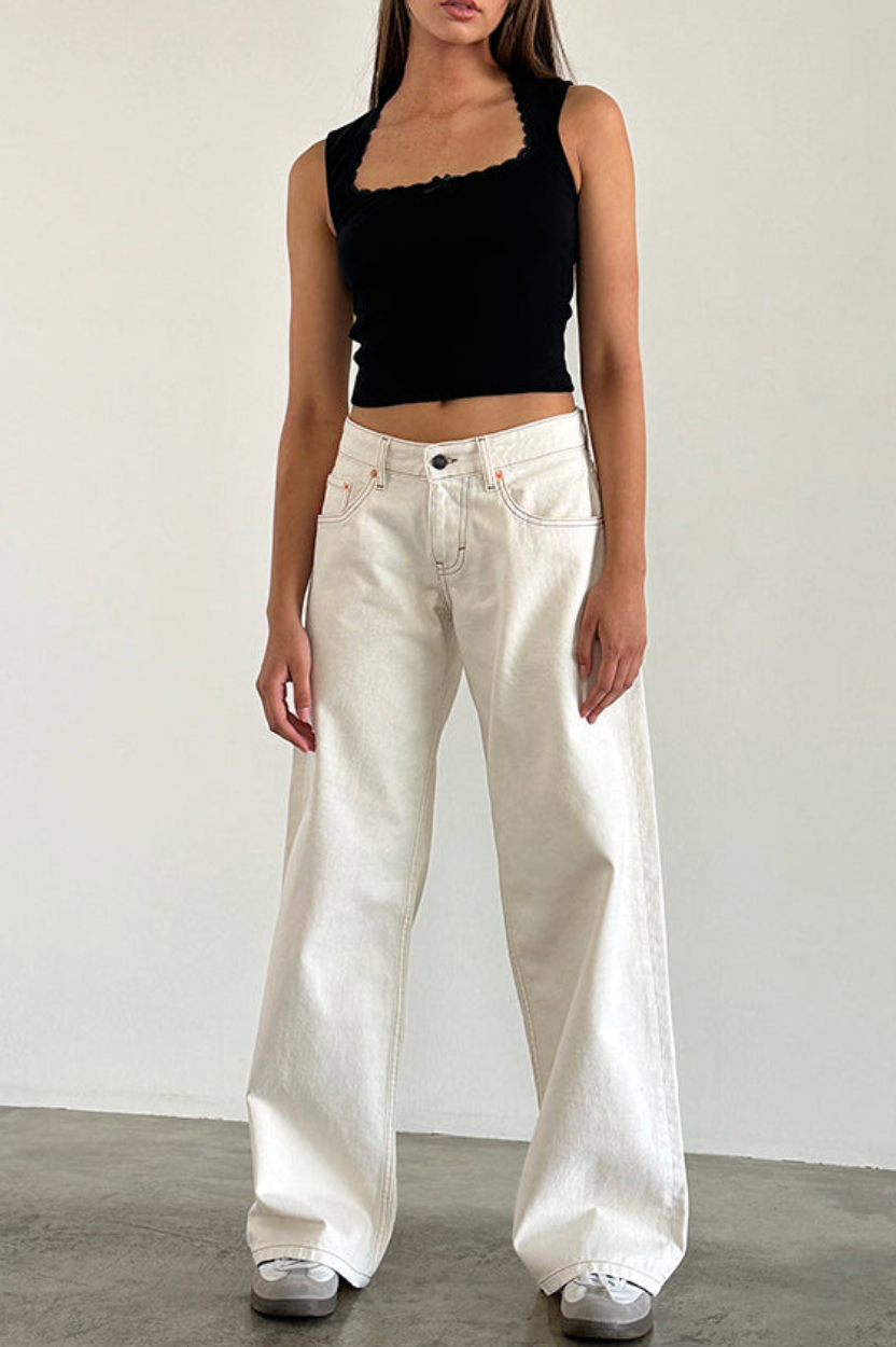 SAND WHITE DENIM