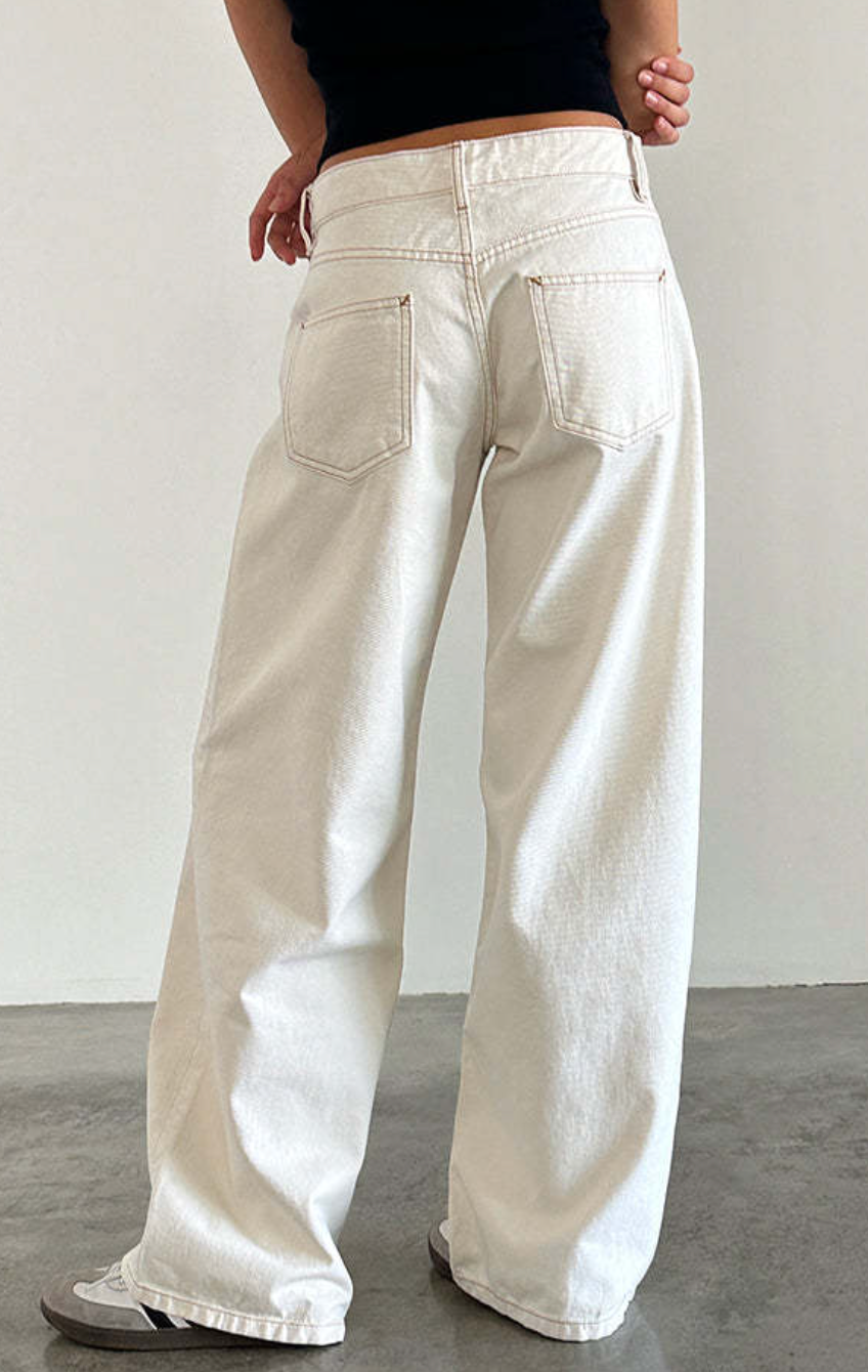 SAND WHITE DENIM