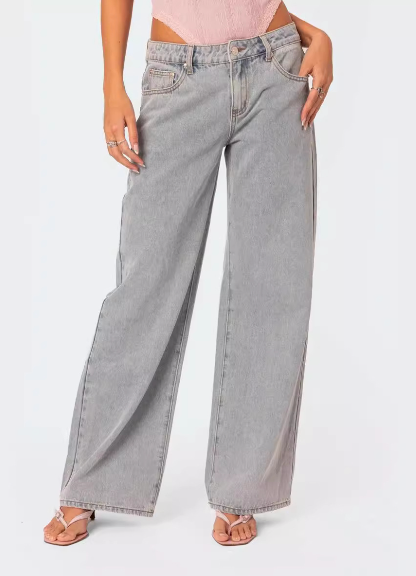 PINK BOW DENIM