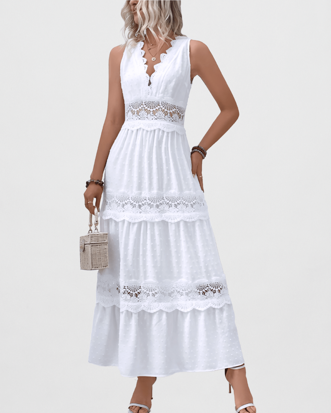 WHITE SANDS DRESS - SUNDRA