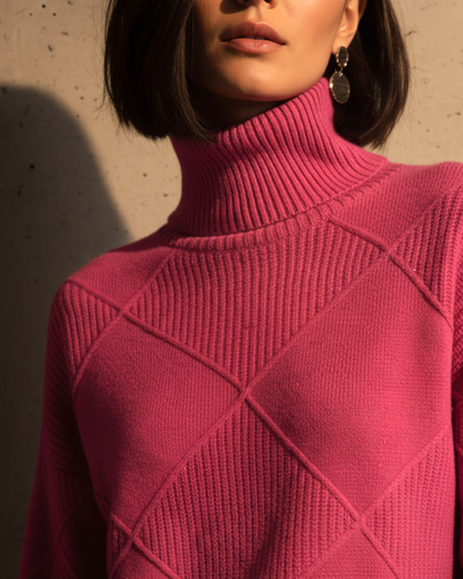 Kate™ | Woolen Knitted Turtle Neck