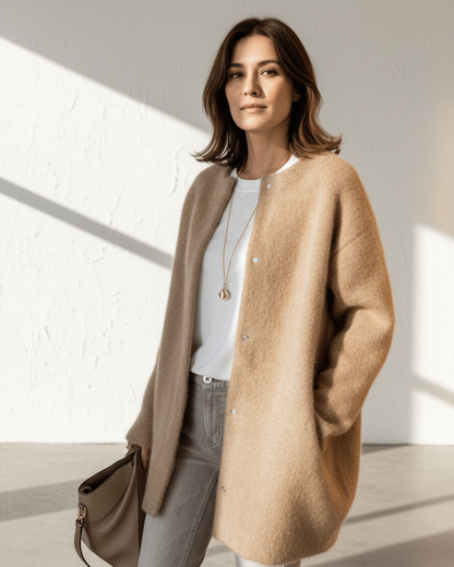 Clara™ | Elegant Long Cardigan