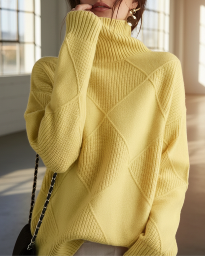 Kate™ | Woolen Knitted Turtle Neck
