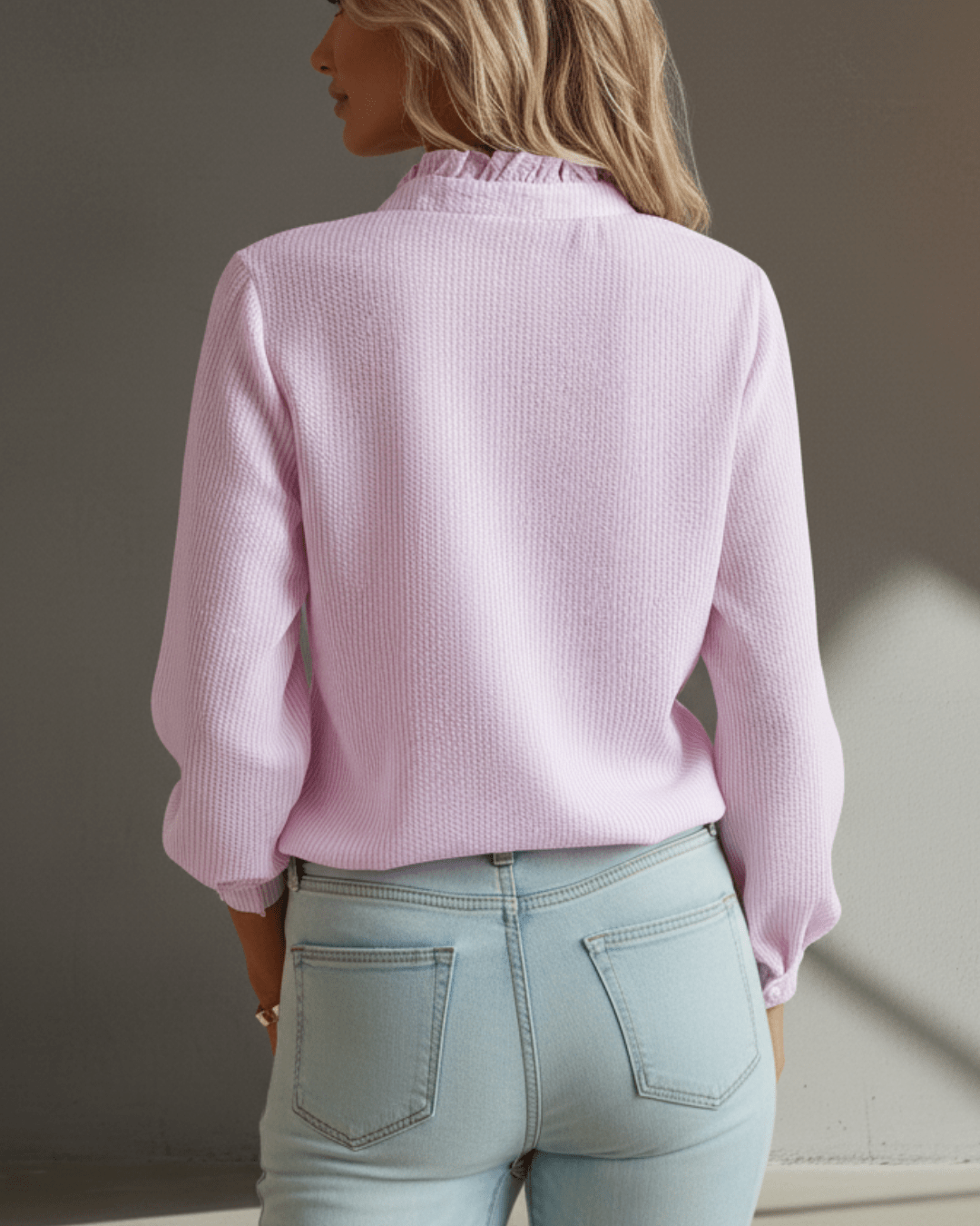 Amelia™ | Elegant Ruffle Shirt - SUNDRA