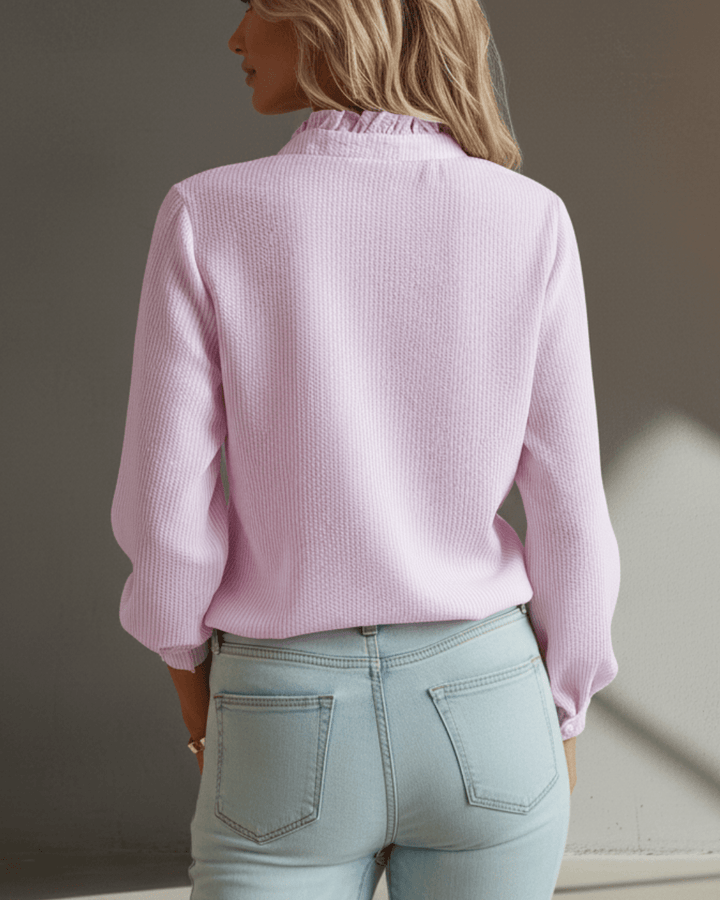Amelia™ | Elegant Ruffle Shirt - SUNDRA