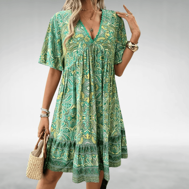 CASTELLE | ELEGANT BOHO DRESS - SUNDRA