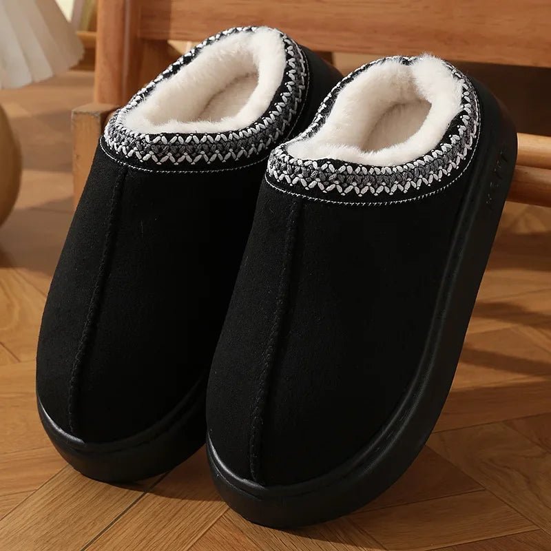 Chloe™ | Fluffy Platform Slippers - SUNDRA