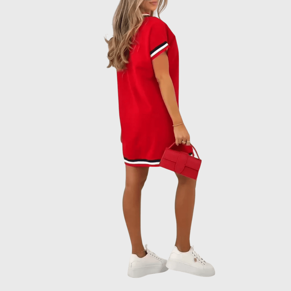 Clara | Short - Sleeve Everyday Dress - SUNDRA
