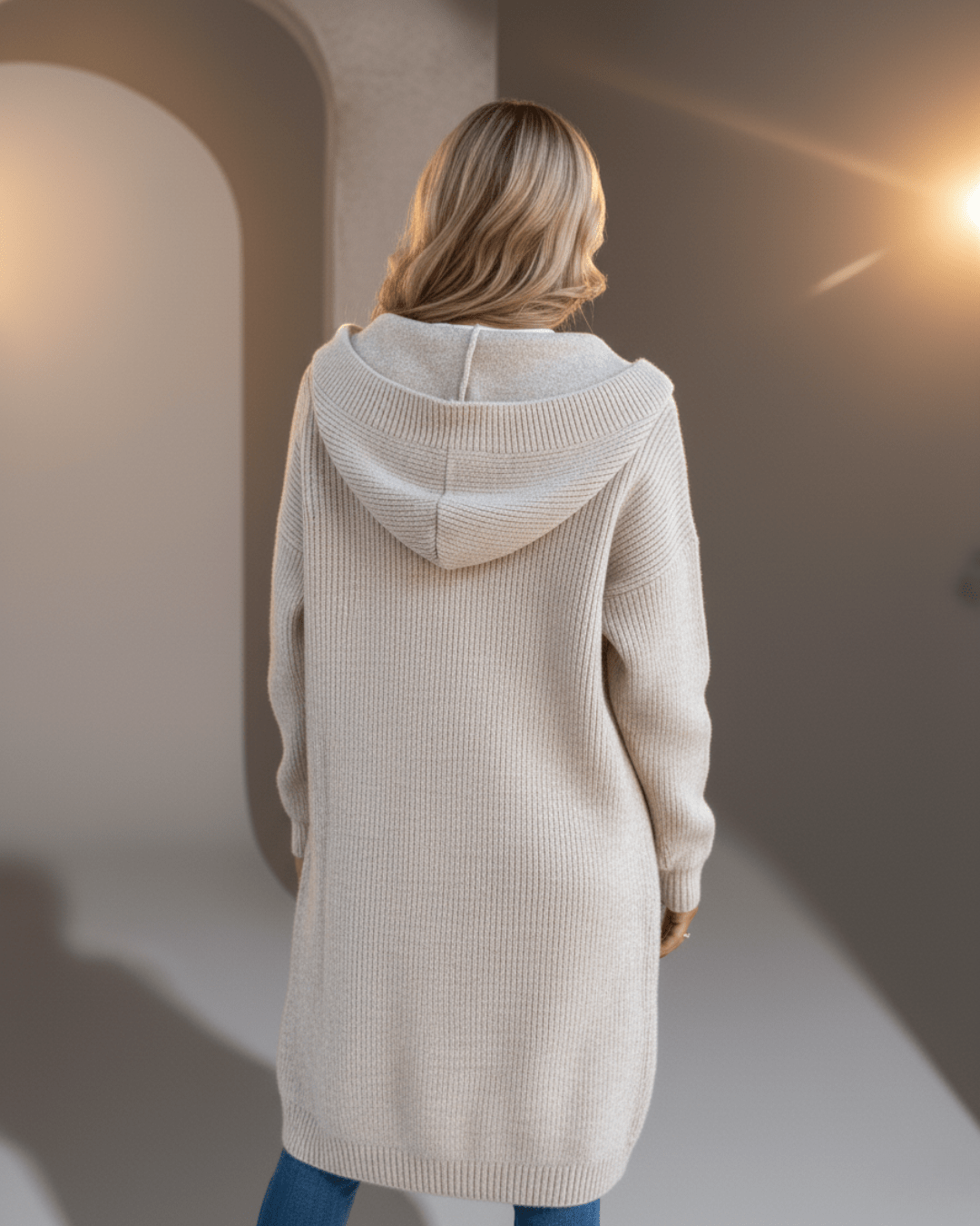 Cora™ | Long Hooded Cardigan - SUNDRA