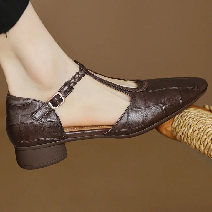 Diana™ | Elegant Leather Shoes - SUNDRA