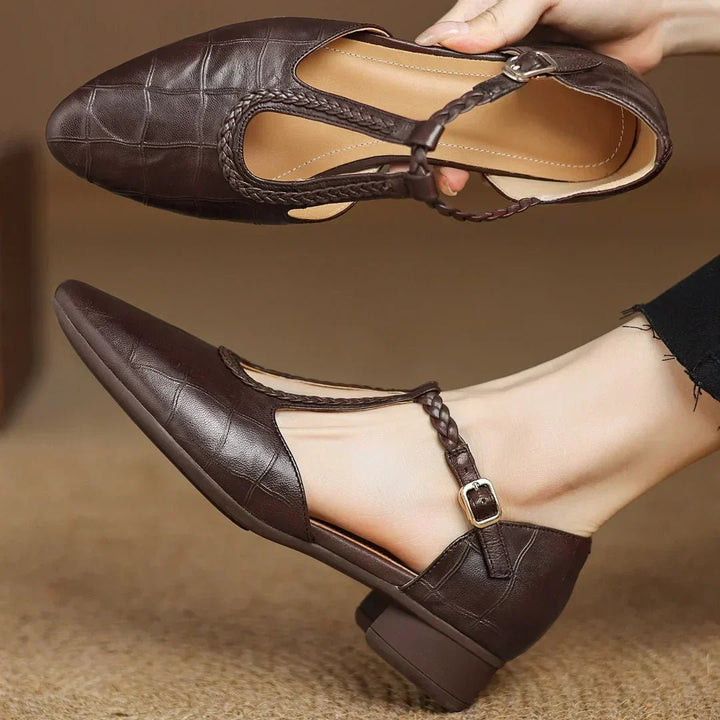 Diana™ | Elegant Leather Shoes - SUNDRA