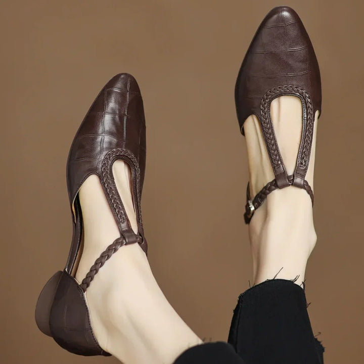 Diana™ | Elegant Leather Shoes - SUNDRA