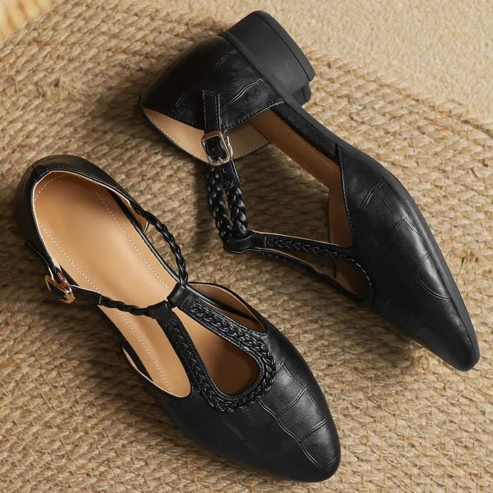 Diana™ | Elegant Leather Shoes - SUNDRA
