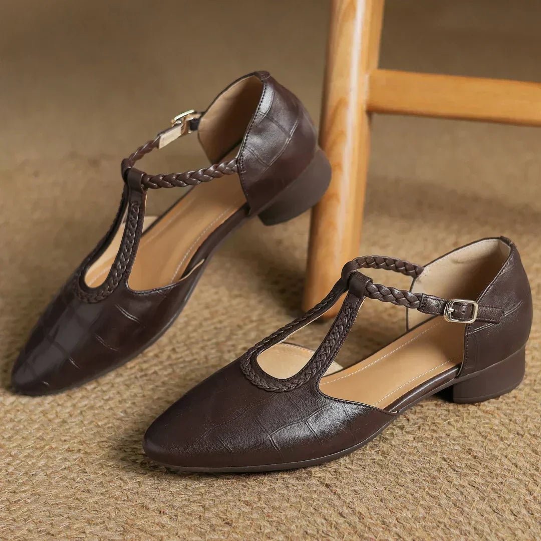 Diana™ | Elegant Leather Shoes - SUNDRA