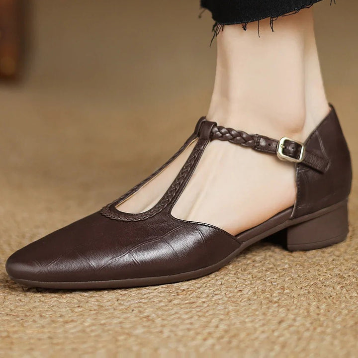 Diana™ | Elegant Leather Shoes - SUNDRA