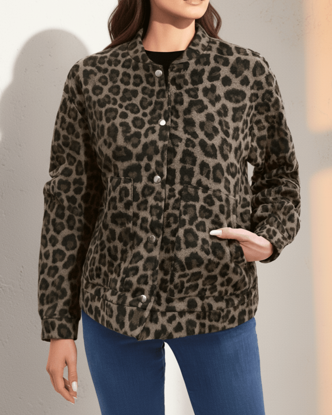 Elara™ | Leopard Lounge Jacket - SUNDRA