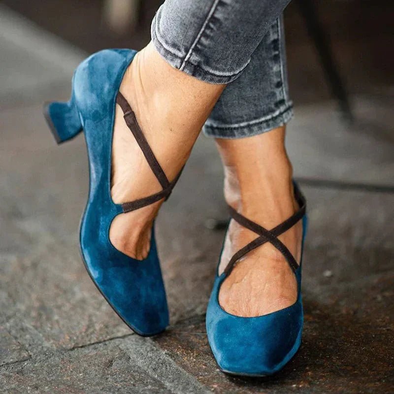 ELEGANT STRAP MID - HEELS - SUNDRA