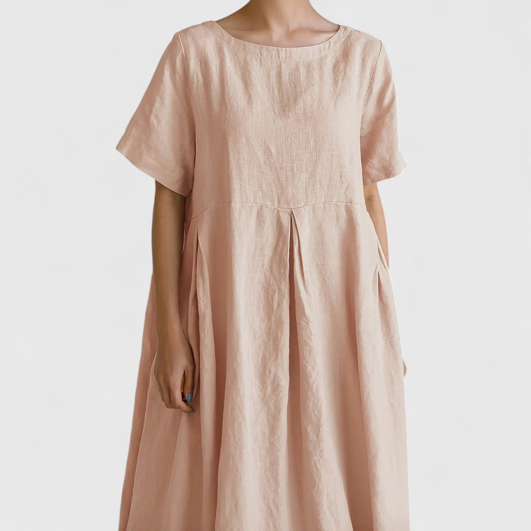 Ellie - Elegant Tummy Covering Maxi Dress - SUNDRA