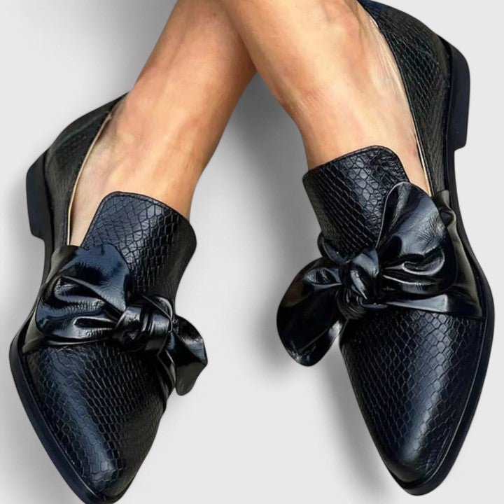 Emberlyssa™ | Bow Tie Elegant Loafers - SUNDRA