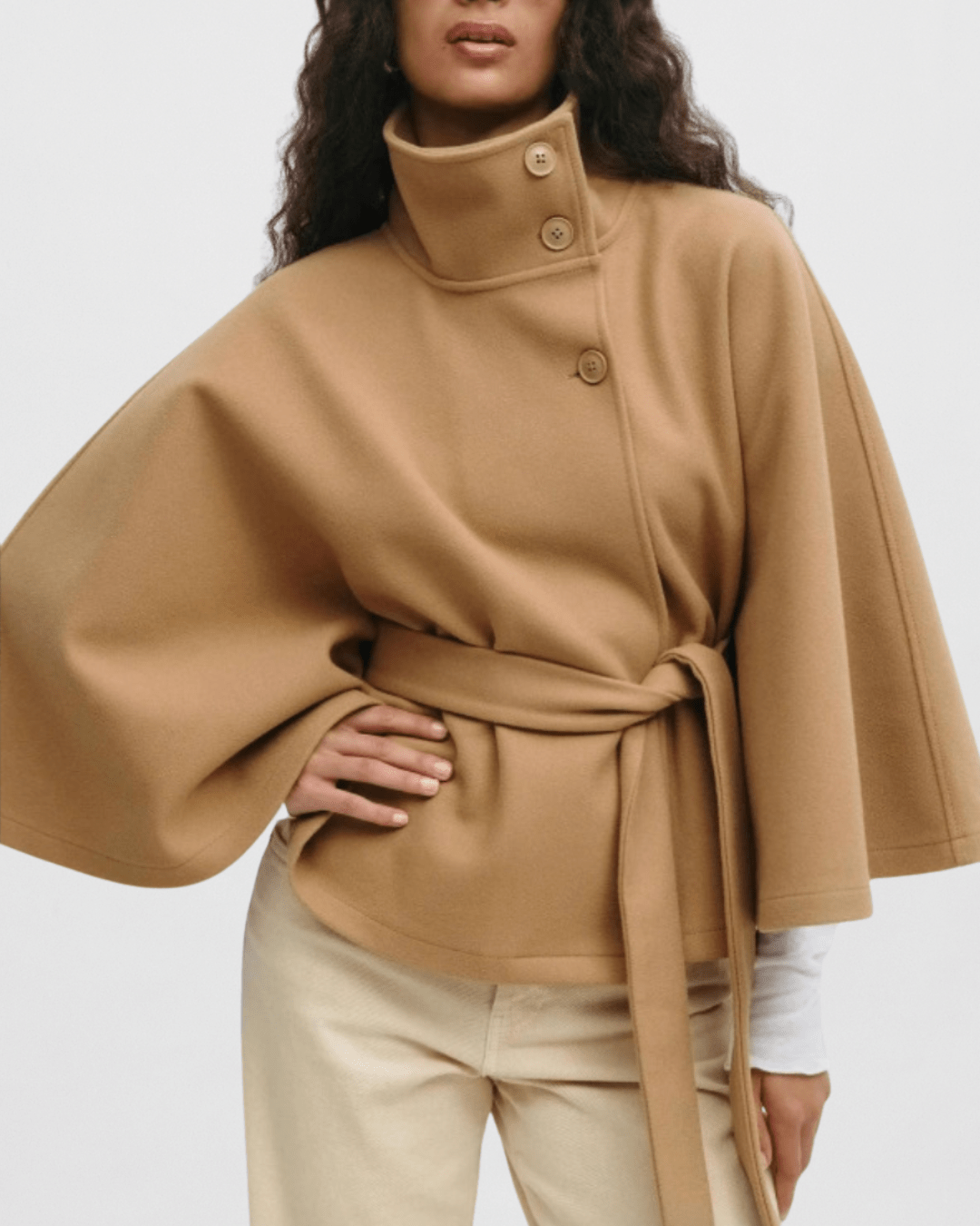 FALL CAPE JACKET - SUNDRA