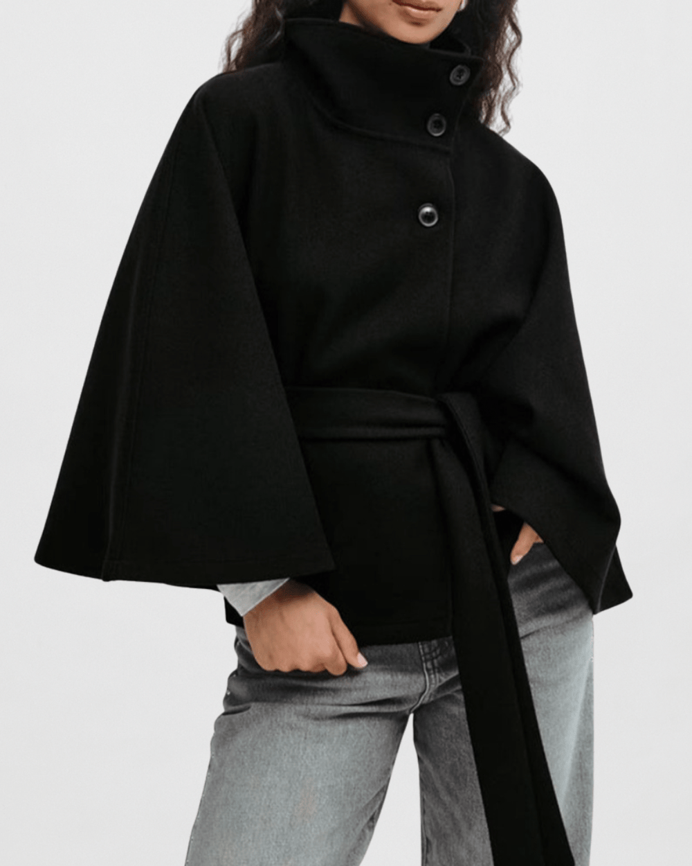 FALL CAPE JACKET - SUNDRA