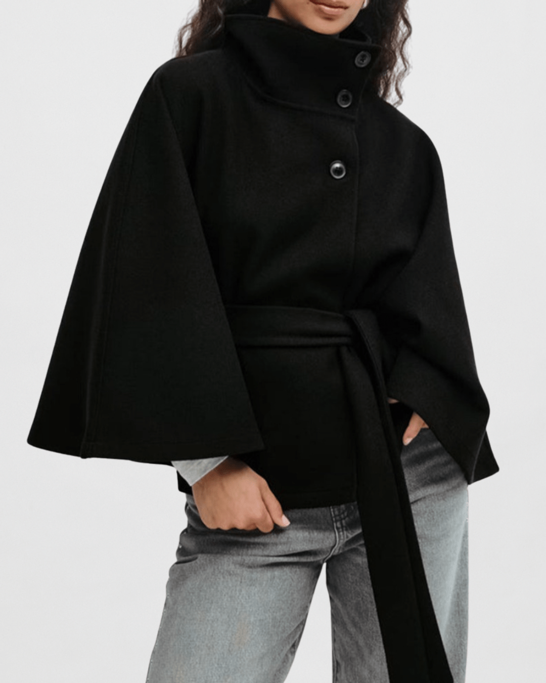 FALL CAPE JACKET - SUNDRA