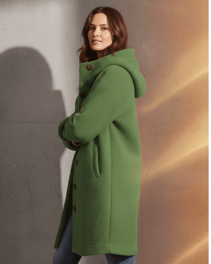 Iris™ | Long Woolen Coat - SUNDRA