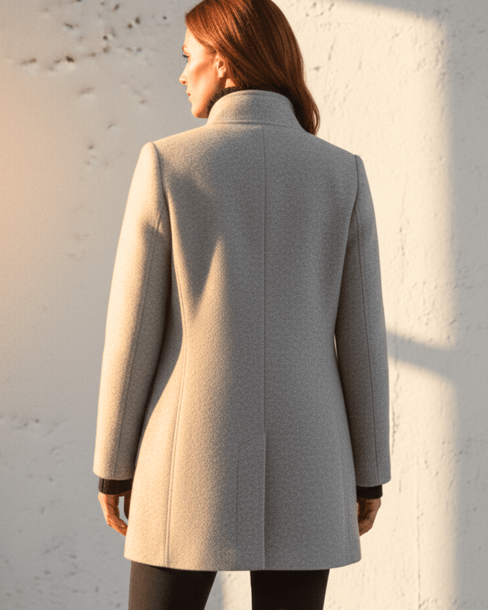 Ivy™ | Longline Wool Coat - SUNDRA
