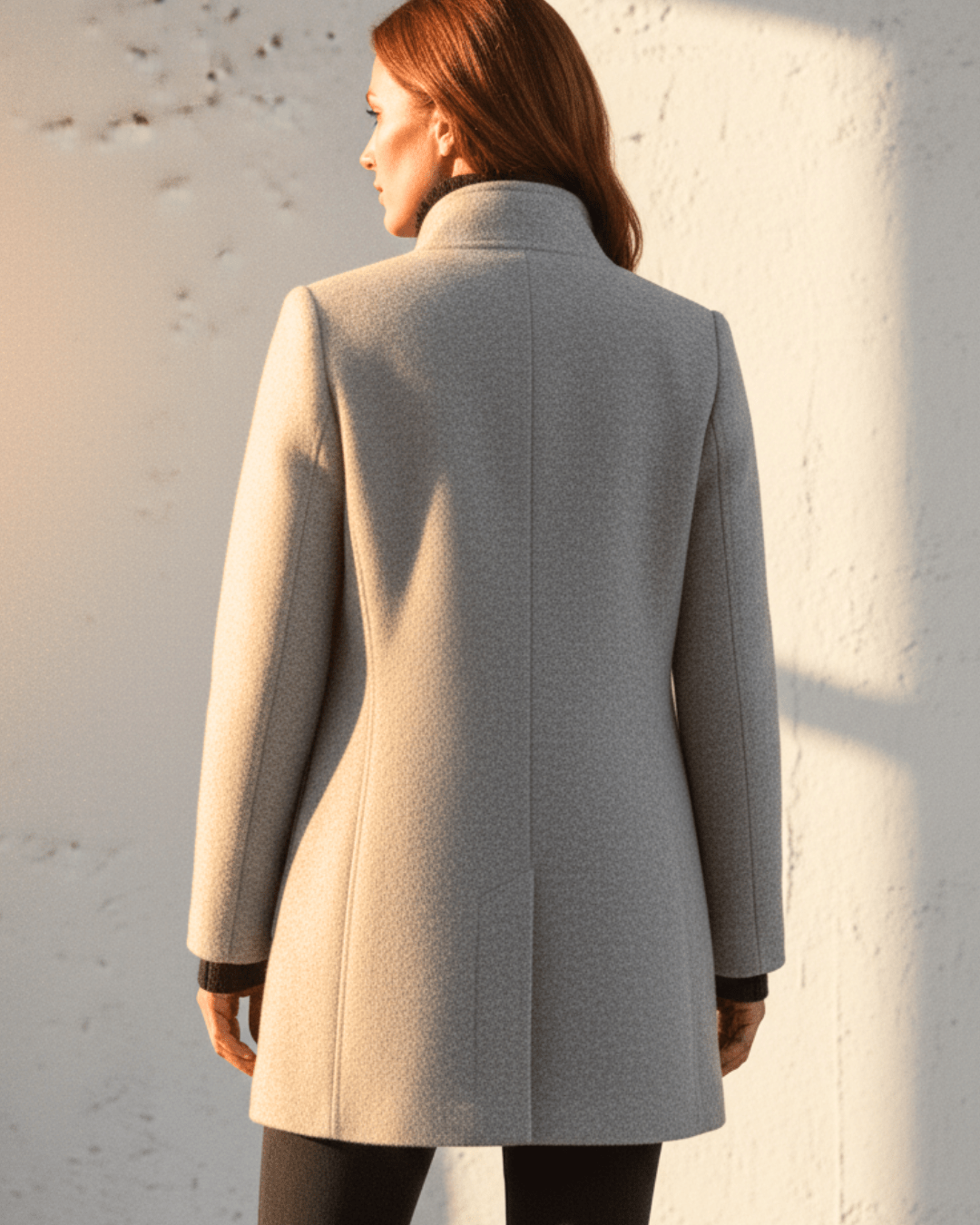 Ivy™ | Longline Wool Coat - SUNDRA