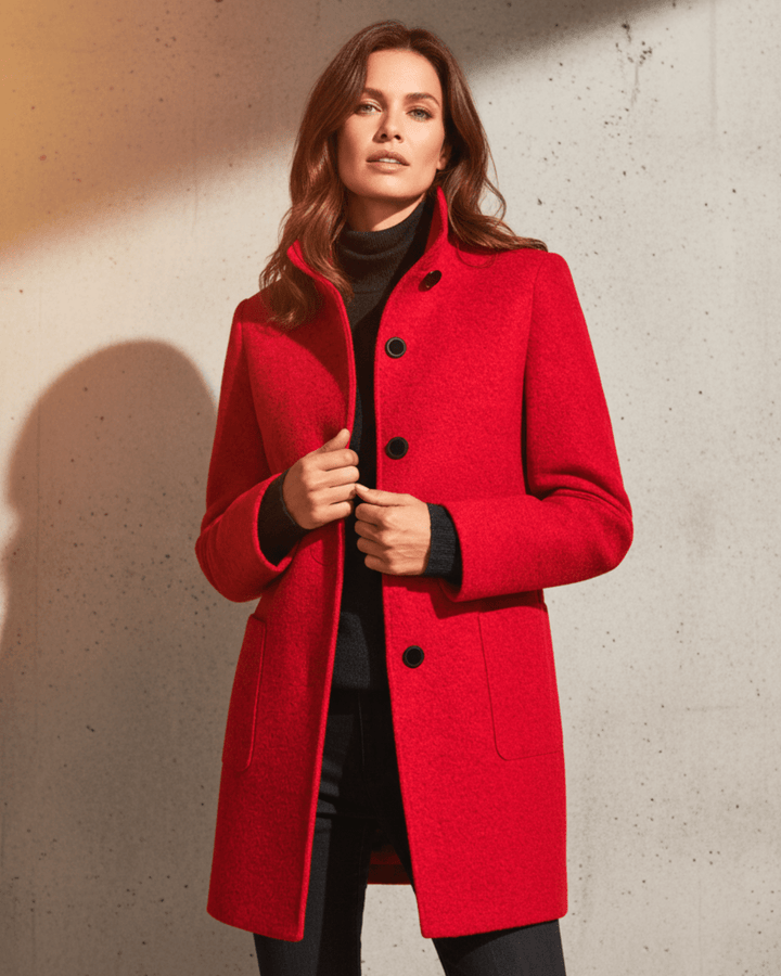 Ivy™ | Longline Wool Coat - SUNDRA