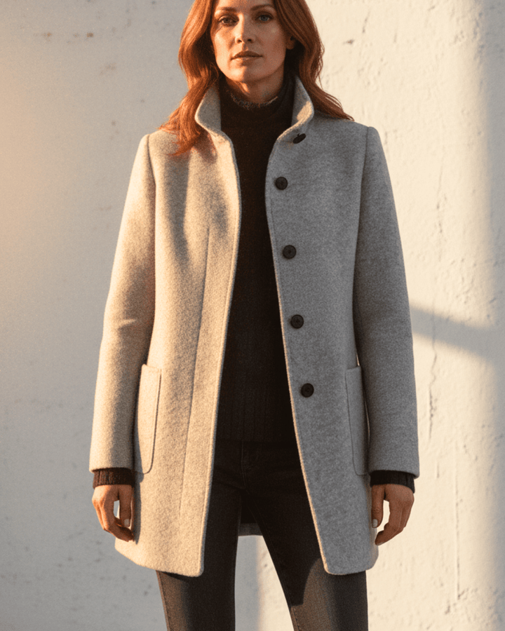 Ivy™ | Longline Wool Coat - SUNDRA