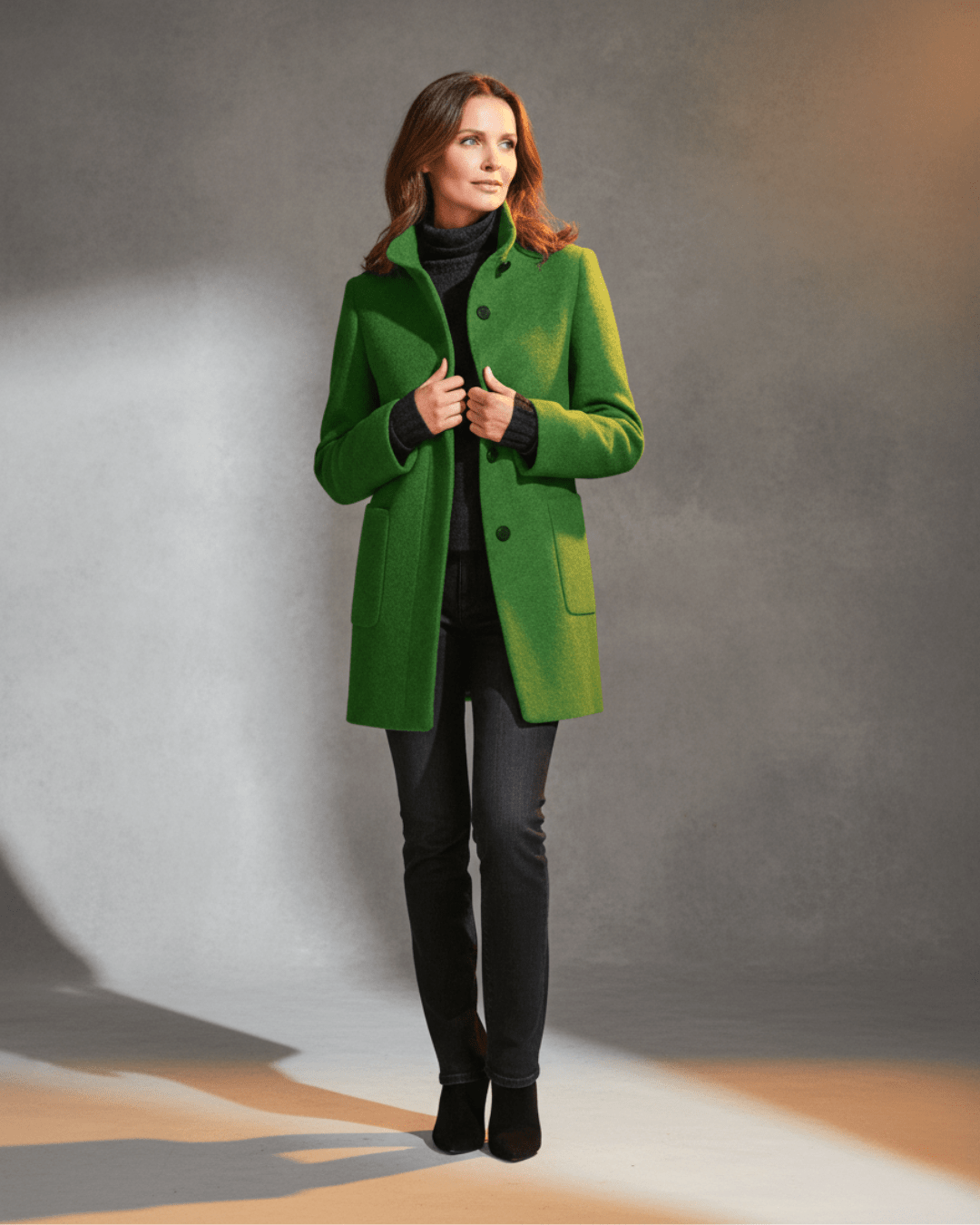 Ivy™ | Longline Wool Coat - SUNDRA