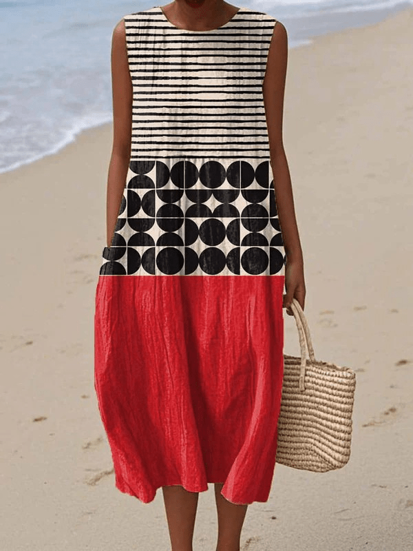 Jane™ Colorblock Midi Dress - SUNDRA