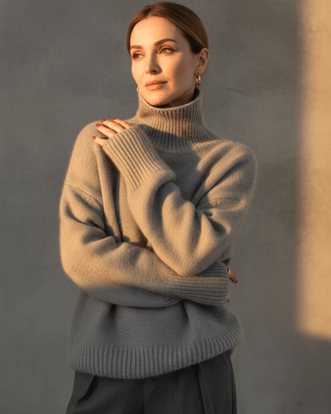 Jess™ | Classic Knitted High Collar - SUNDRA