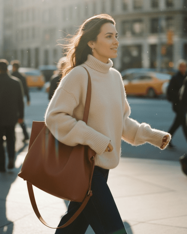 Jess™ | Classic Knitted High Collar - SUNDRA