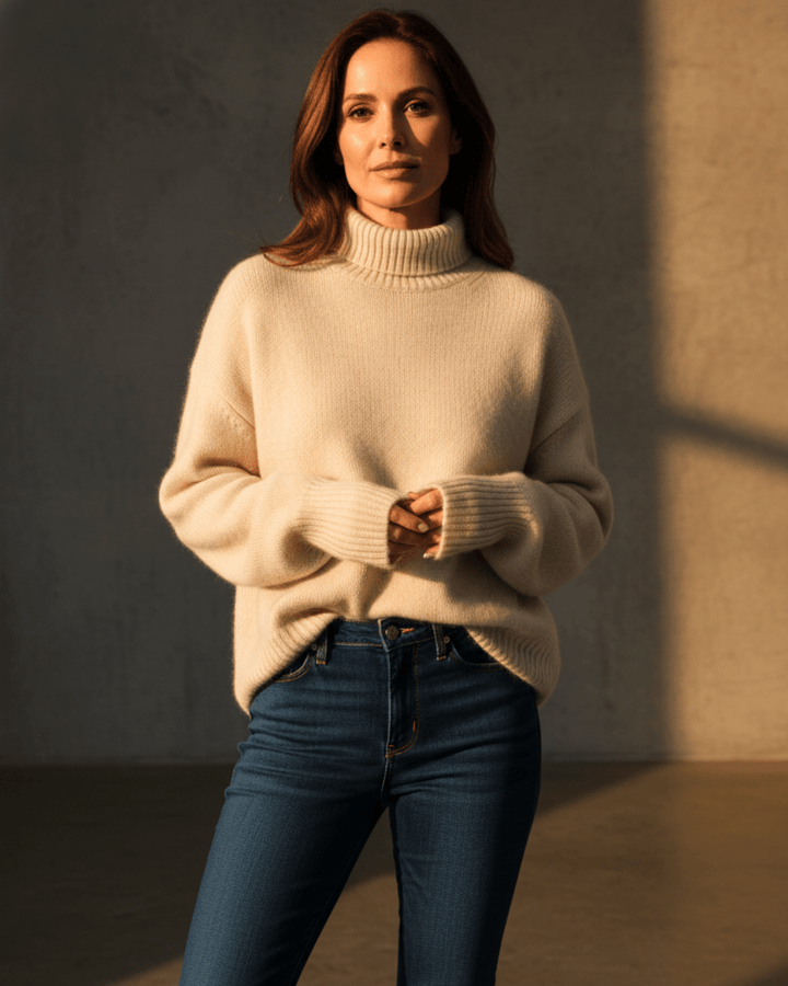 Jess™ | Classic Knitted High Collar - SUNDRA