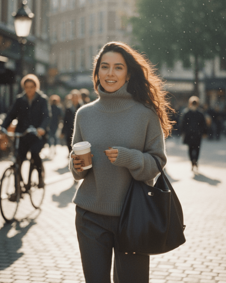 Jess™ | Classic Knitted High Collar - SUNDRA