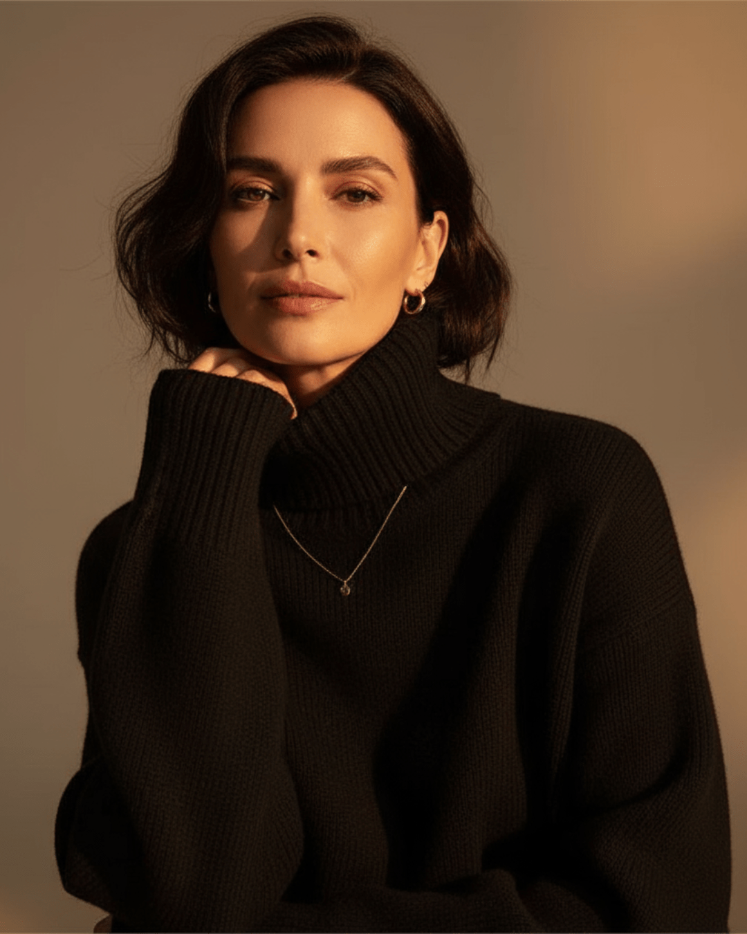 Jess™ | Classic Knitted High Collar - SUNDRA