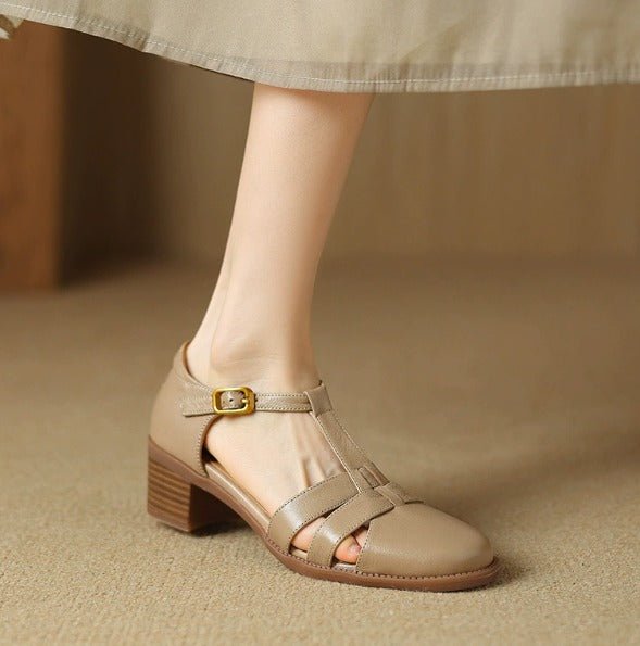 Joan™ | Timeless T - Bar Flats - SUNDRA