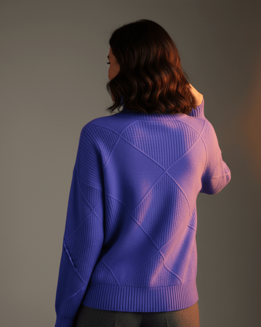 Kate™ | Woolen Knitted Turtle Neck - SUNDRA